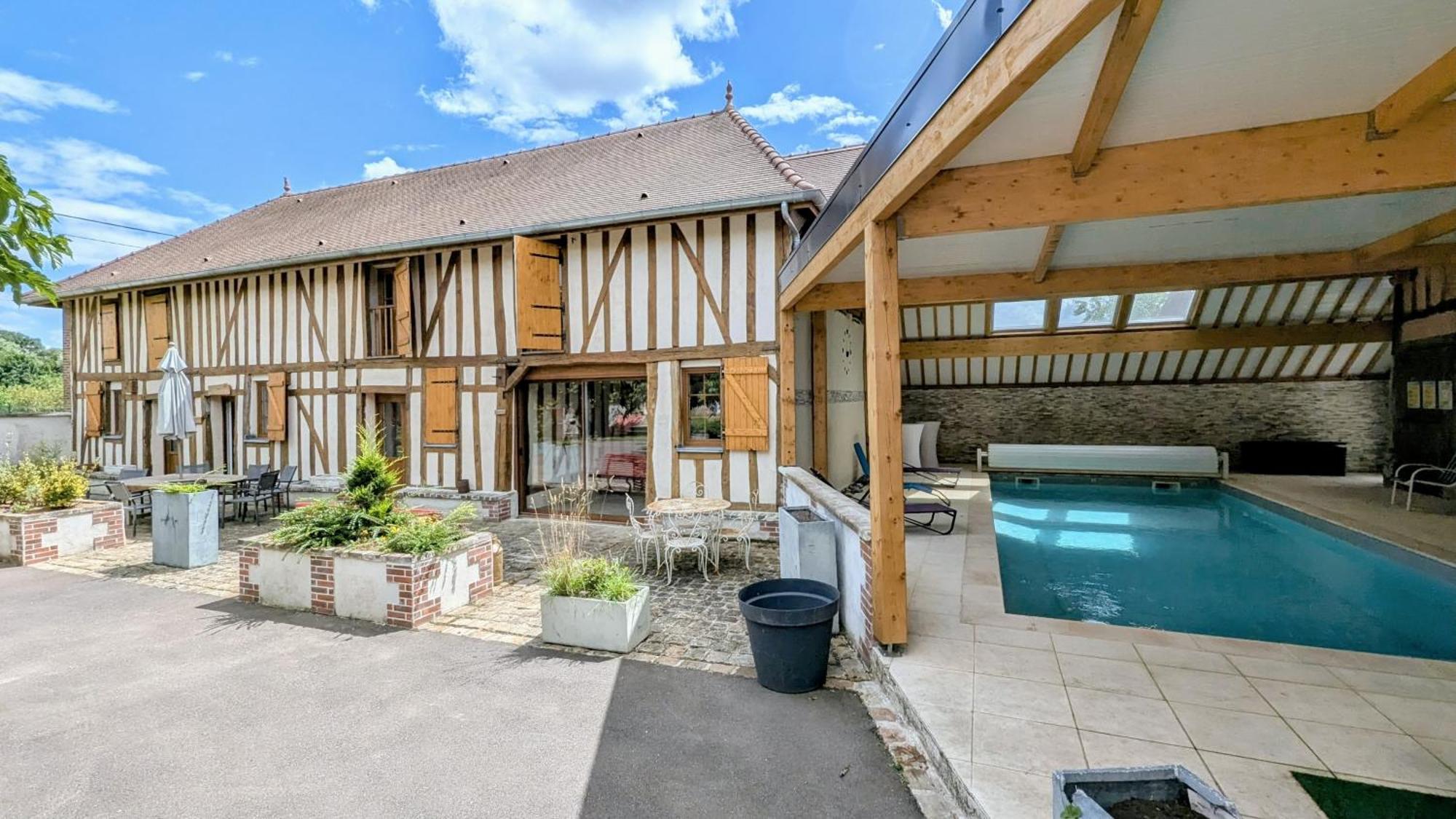 Maison Calme 14 Personnes, Piscine, Jardin Et Parking Buchères Eksteriør bilde