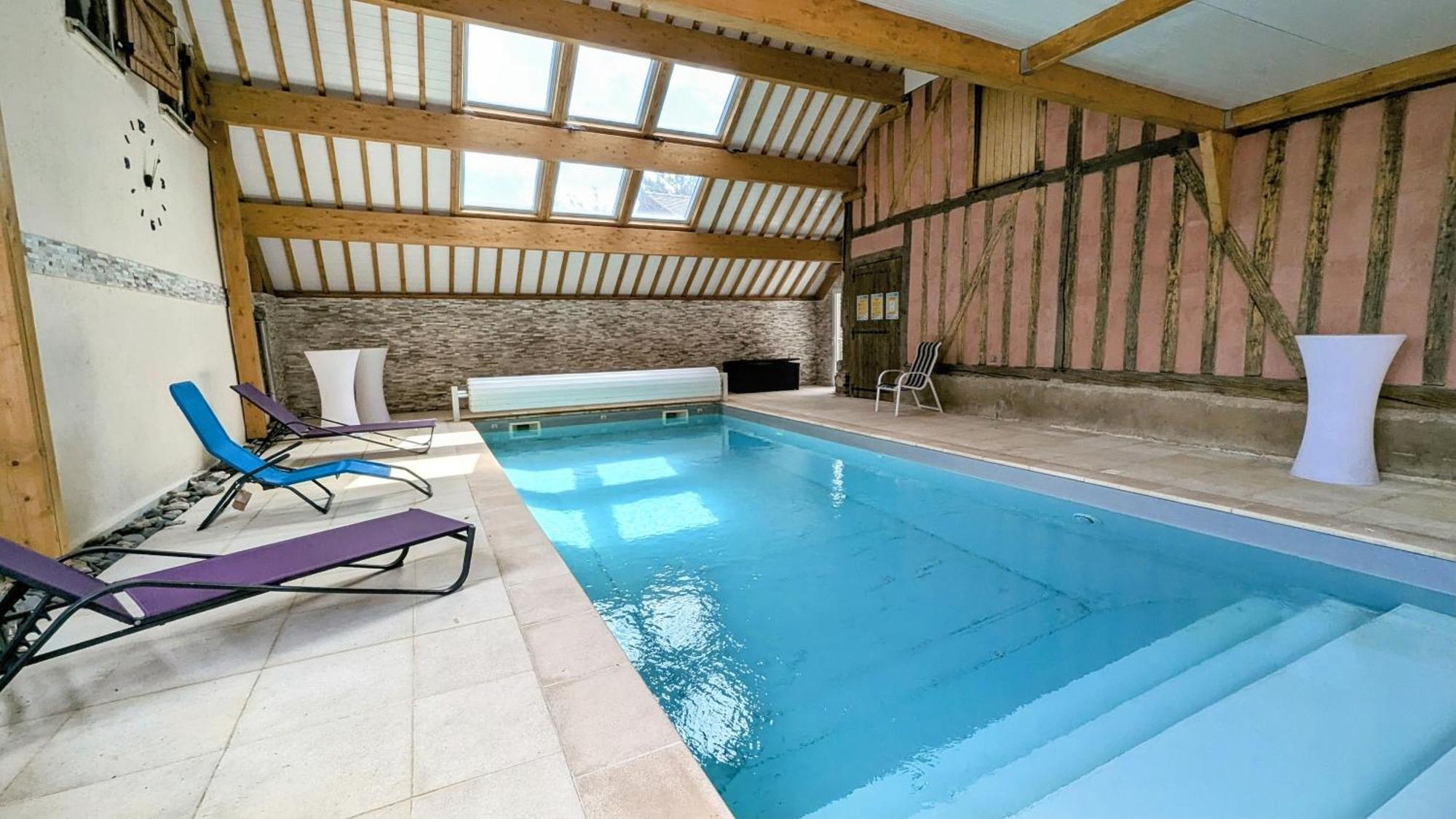 Maison Calme 14 Personnes, Piscine, Jardin Et Parking Buchères Eksteriør bilde